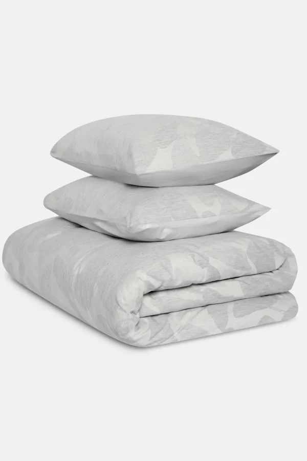 Jasper Conran Abstract Leaf Jacquard Duvet Set Grey Abstract Leaf Fashion