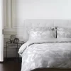 Jasper Conran Abstract Leaf Jacquard Oxford Pillow Case Melange Grey Best