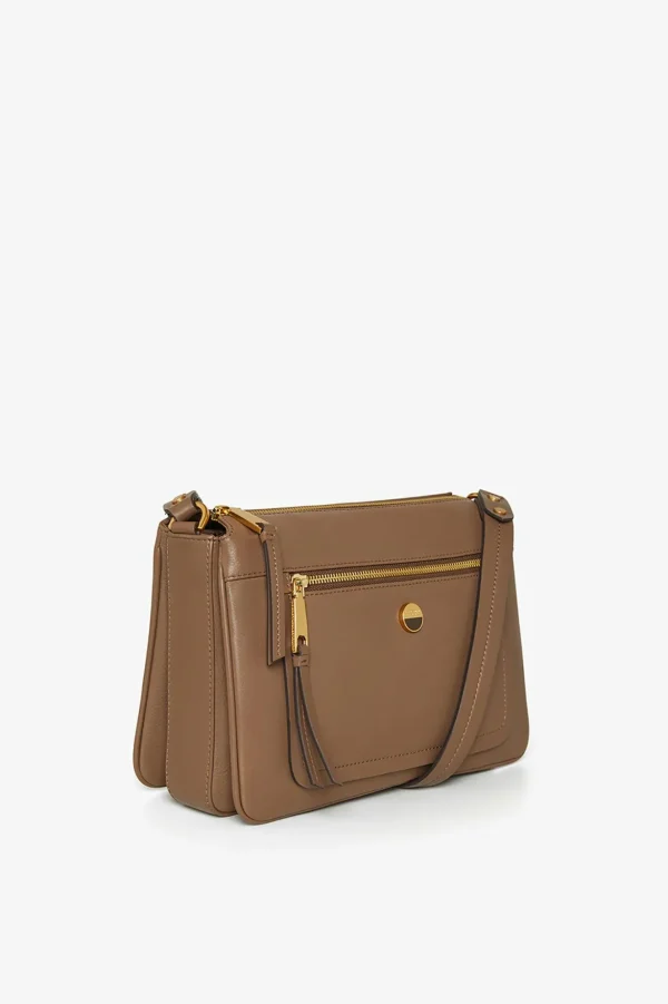 Jasper Conran Ada Cross Body Bag Black Fine Grain Shop