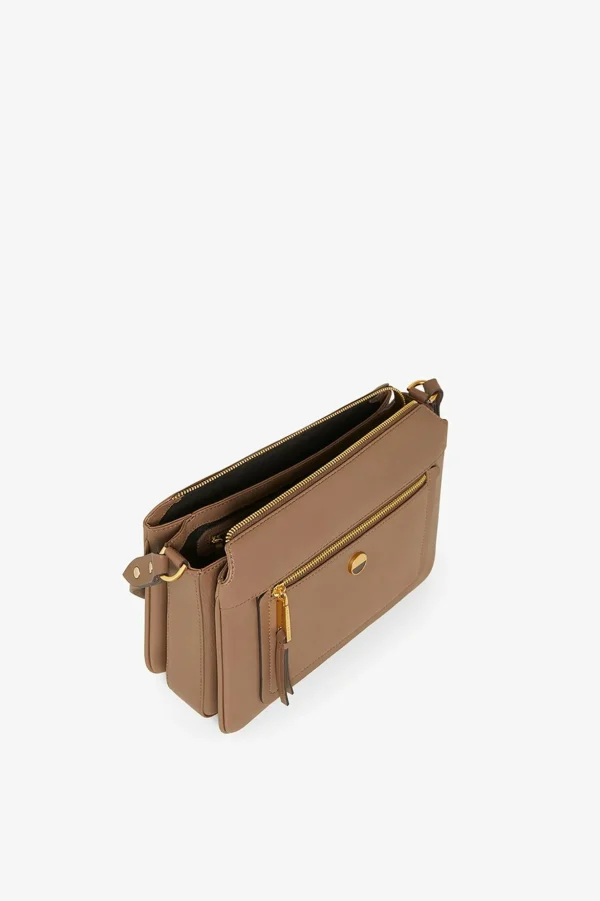 Jasper Conran Ada Cross Body Bag Black Fine Grain Shop