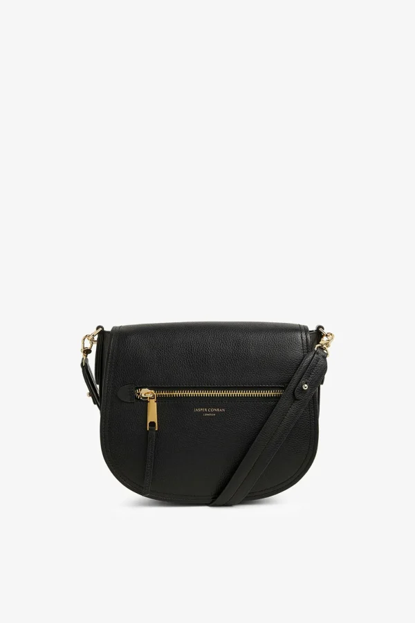 Jasper Conran Ada Leather Saddle Bag Fashion