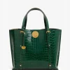 Jasper Conran Alexis Leather Croc Grab Tote Bag Black Croc Large Online
