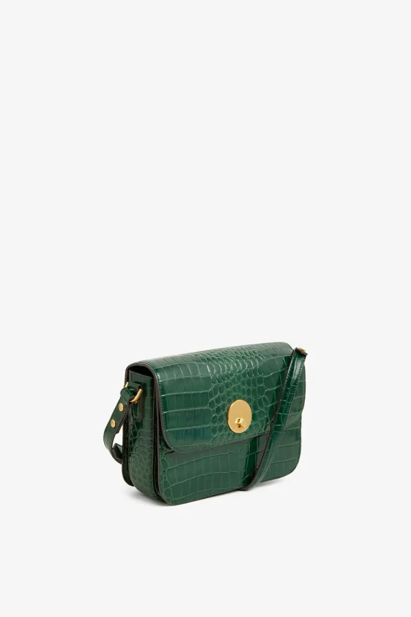 Jasper Conran Alexis Leather Flap Over Body Bag New