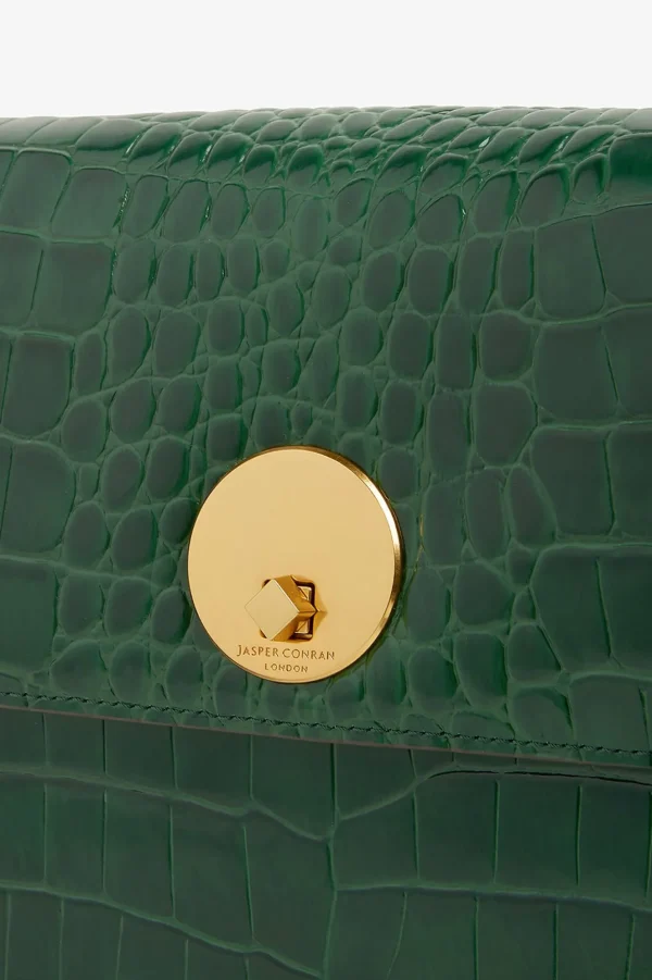 Jasper Conran Alexis Leather Flap Over Body Bag Fashion