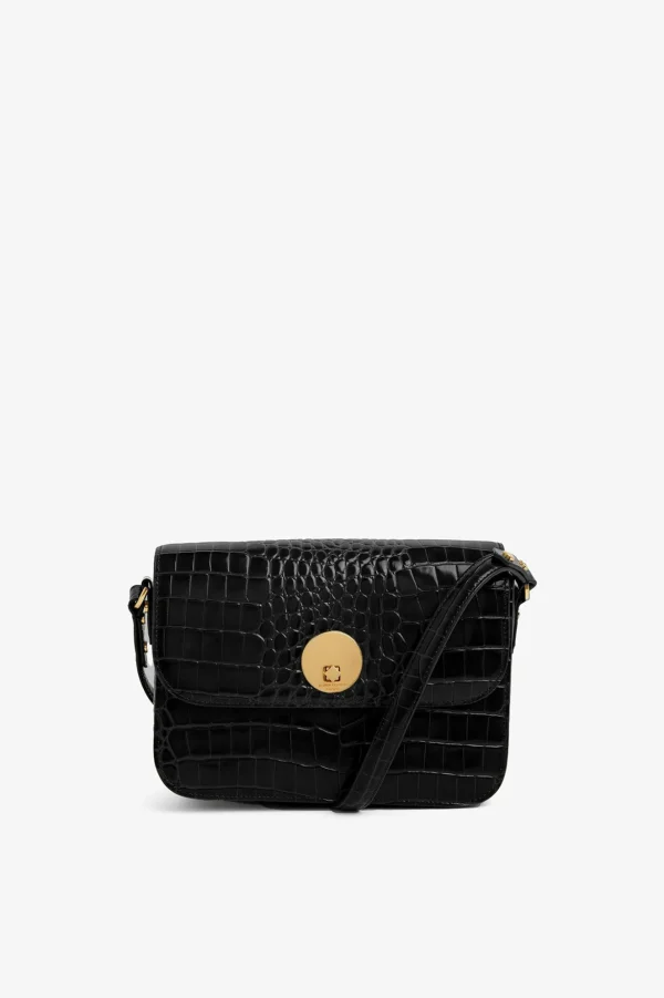 Jasper Conran Alexis Leather Flap Over Body Bag New