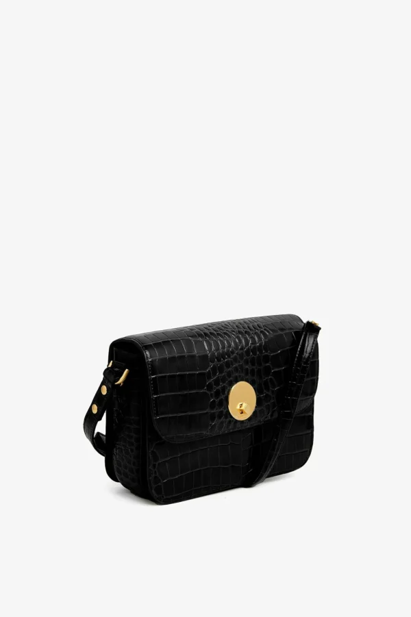 Jasper Conran Alexis Leather Flap Over Body Bag New