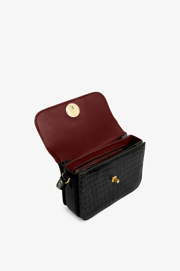 Jasper Conran Alexis Leather Flap Over Body Bag Fashion