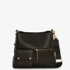 Jasper Conran Baylee Double Pocket Hobo Black Cheap