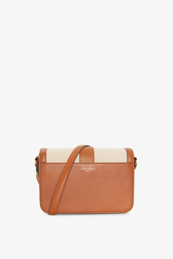 Jasper Conran Beatrix Flap Over Leather Cross Body New