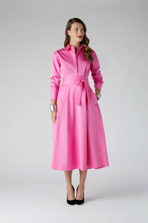 Jasper Conran Blythe Full Skirt Shirt Dress Outlet