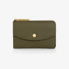 Jasper Conran Brianna Medium Zip Around Purse Khaki Store