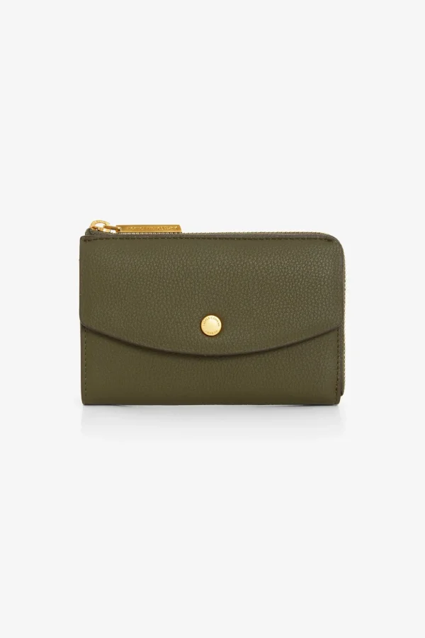 Jasper Conran Brianna Medium Zip Around Purse Khaki Store