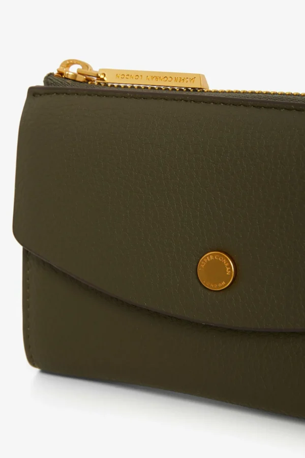 Jasper Conran Brianna Medium Zip Around Purse Khaki Store