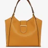 Jasper Conran Brielle 3 Section Shoulder Bag Mustard Discount