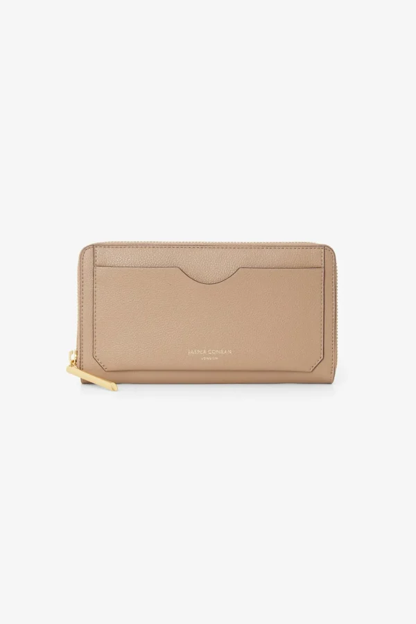 Jasper Conran Bryn Leather Large Zip Around Purse Best