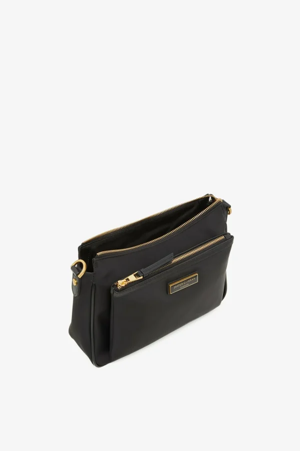 Jasper Conran Carmen Nylon Cross Body Bag Black Outlet