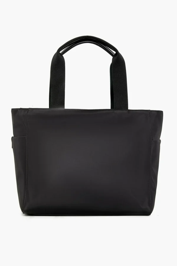 Jasper Conran Carmen Nylon Shopper Tote Bag Black Cheap