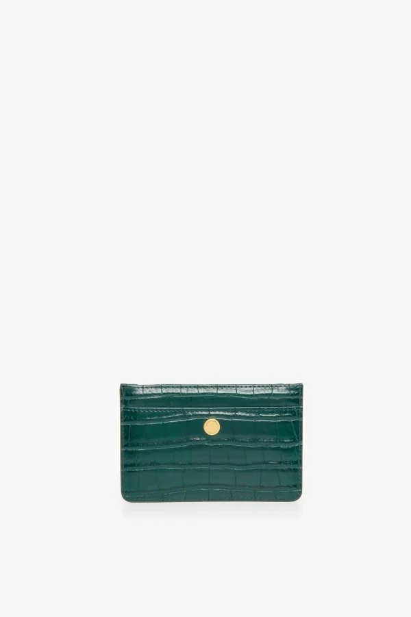 Jasper Conran Celeste Croc Cardholder Green Store