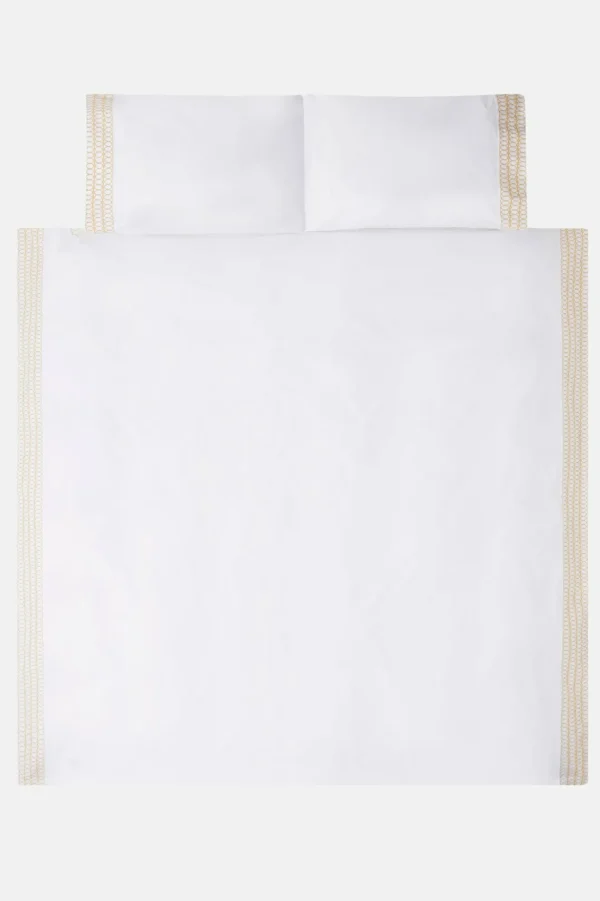Jasper Conran Circles Embroidered Border Duvet Cover Discount