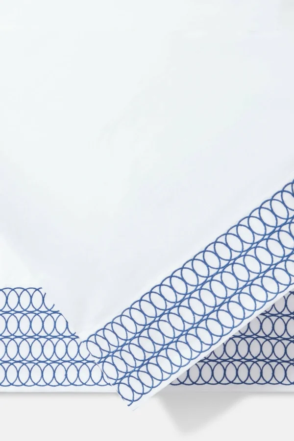 Jasper Conran Circles Embroidered Border Pillow Case Hot