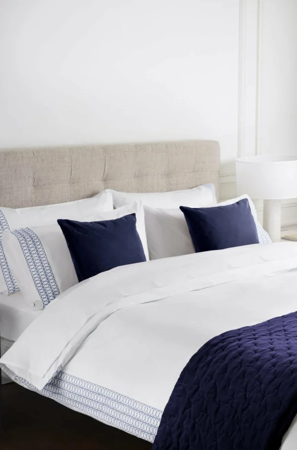 Jasper Conran Circles Embroidered Border Pillow Case Best