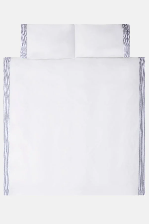 Jasper Conran Circles Embroidered Border Duvet Cover Discount