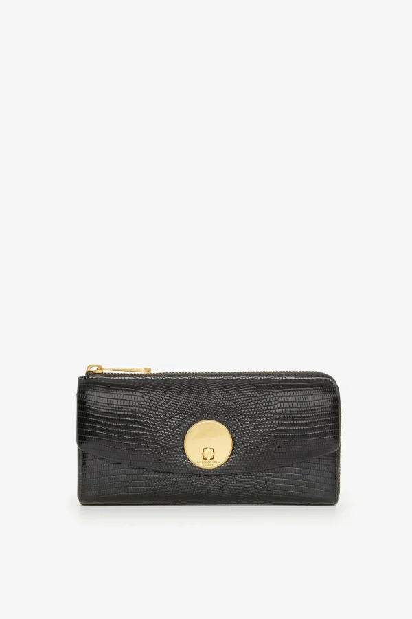 Jasper Conran Clara Lizard Large Zip Purse Discount