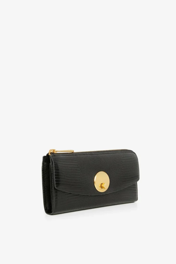 Jasper Conran Clara Lizard Large Zip Purse Discount