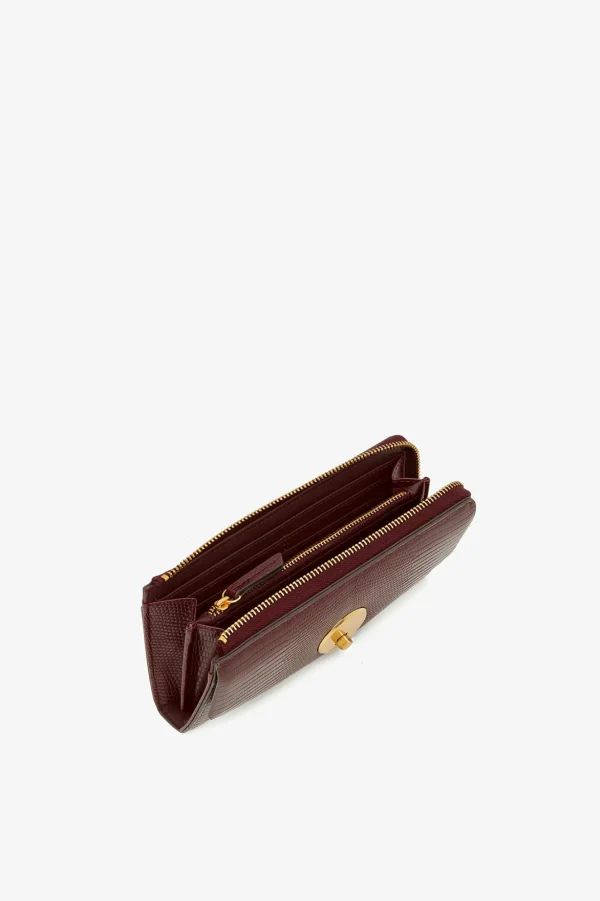 Jasper Conran Clara Lizard Large Zip Purse Discount