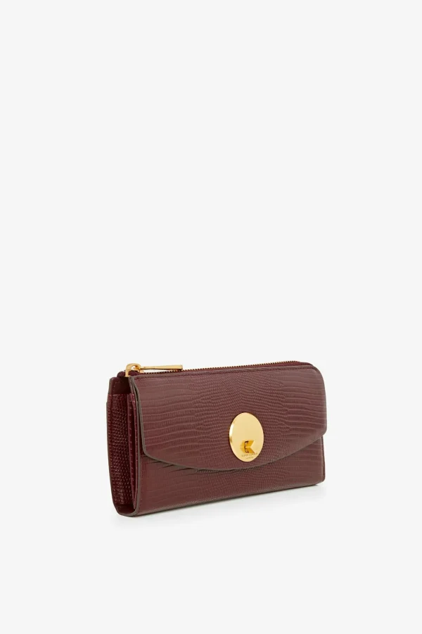 Jasper Conran Clara Lizard Large Zip Purse Discount
