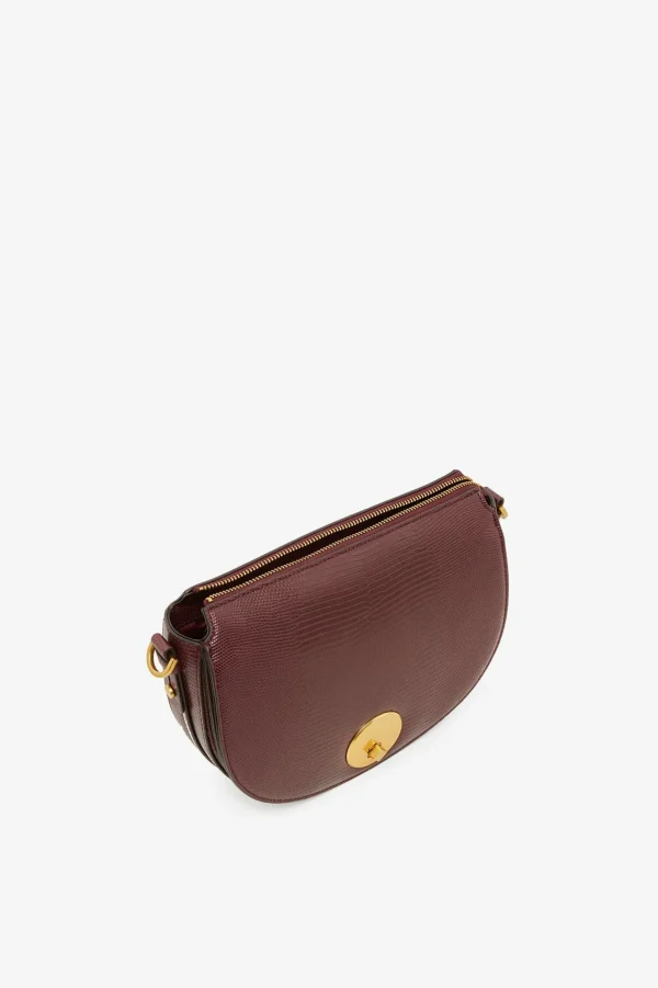 Jasper Conran Clara Lizard Saddle Bag Fashion