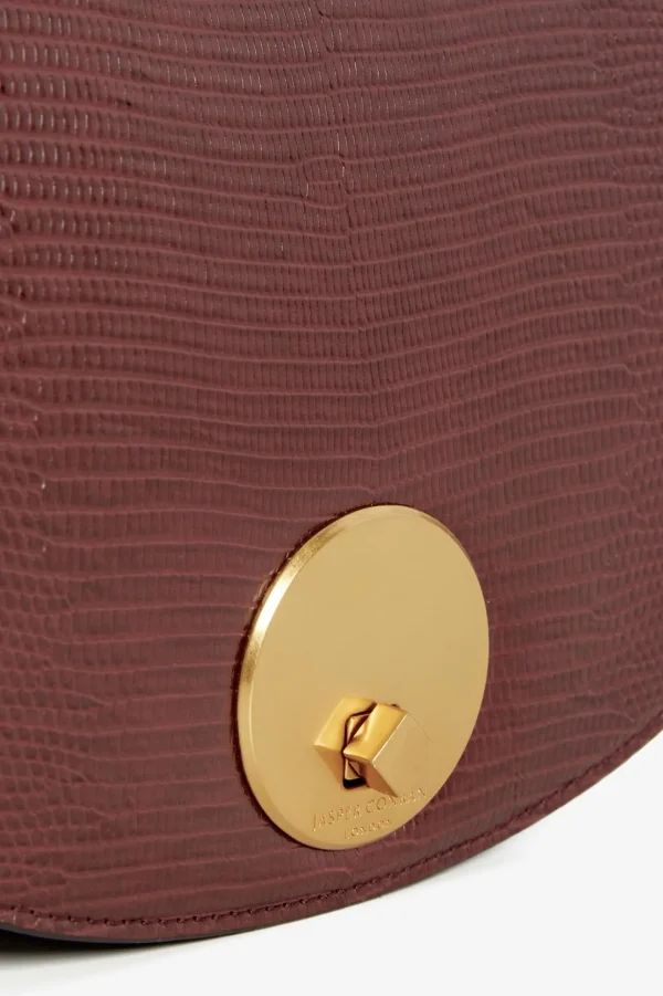 Jasper Conran Clara Lizard Saddle Bag Fashion
