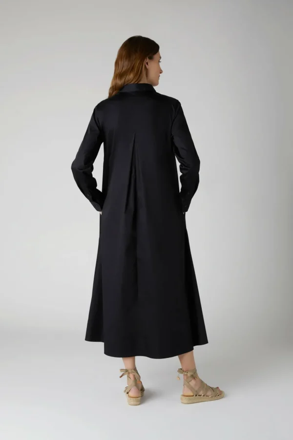 Jasper Conran Clemence Collared A-Line Dress With Obi Belt Black Shop