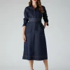 Jasper Conran Cyd Denim Shirt Dress Blue Cheap