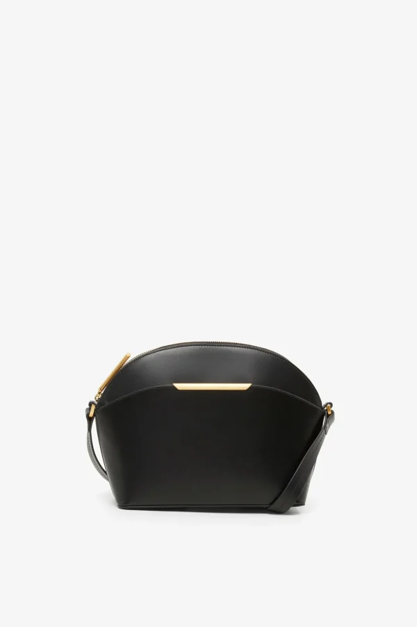 Jasper Conran Darcey Leather Dome Cross Body Bag Black Flash Sale