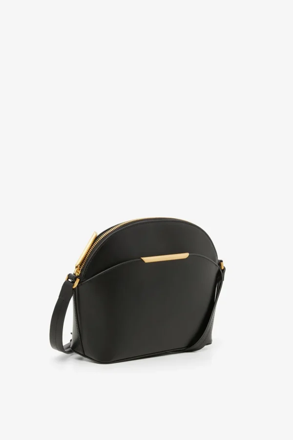 Jasper Conran Darcey Leather Dome Cross Body Bag Black Flash Sale
