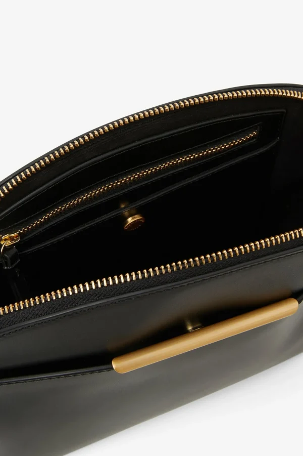 Jasper Conran Darcey Leather Dome Cross Body Bag Black Flash Sale