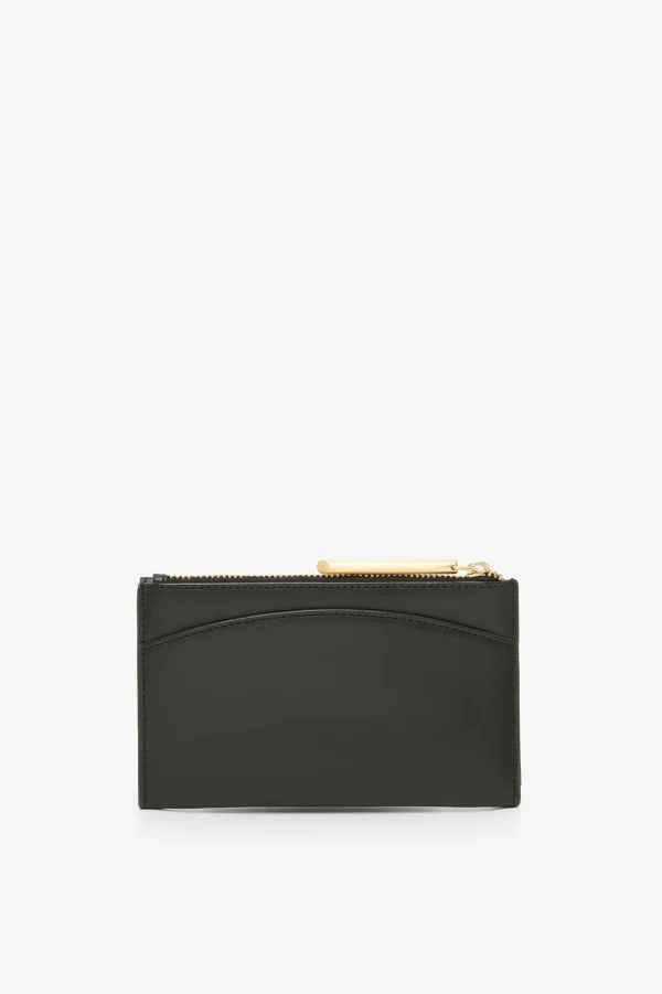 Jasper Conran Darcey Medium Leather Purse Black Sale