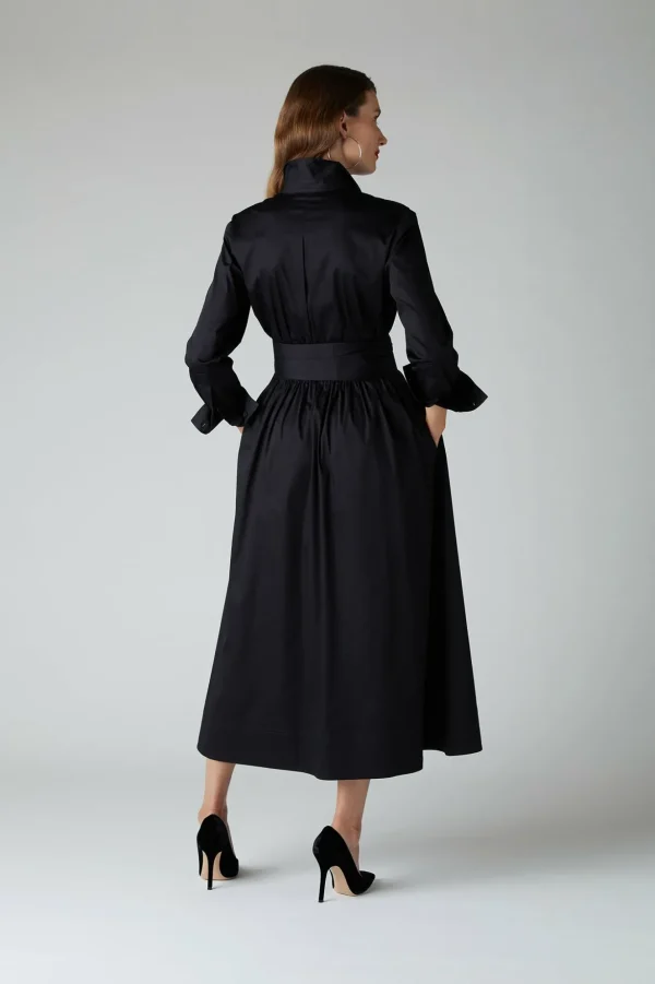 Jasper Conran Emily Pintuck Full Skirt Shirt Dress Fashion