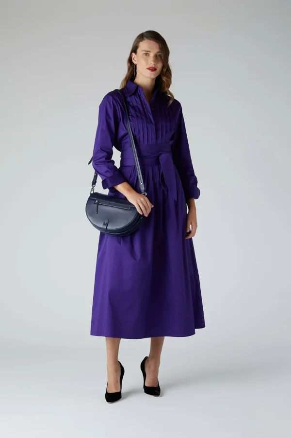 Jasper Conran Emily Pintuck Full Skirt Shirt Dress Fashion