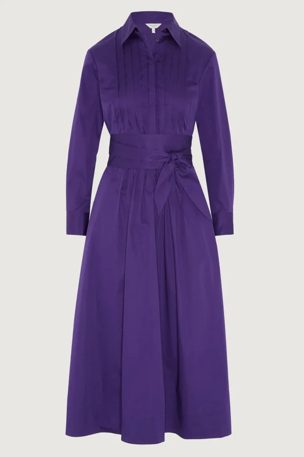 Jasper Conran Emily Pintuck Full Skirt Shirt Dress Fashion