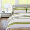 Jasper Conran Multi Stripe Percale Duvet Set Spinach Sudan Peacoat Stripe Best