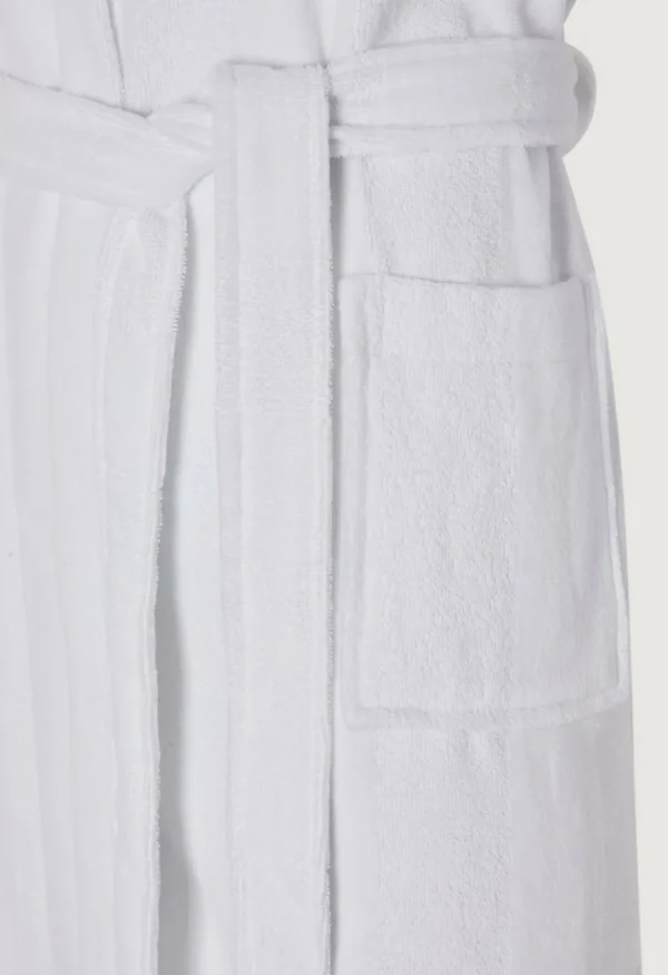 Jasper Conran Soft Lightweight Woven Stripe Hooded Robe Outlet