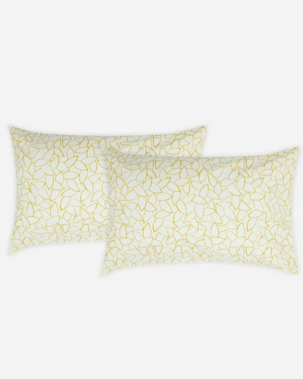 Jasper Conran 200 Thread Count Cotton Mini Leaves Pillowcase Pair Outlet