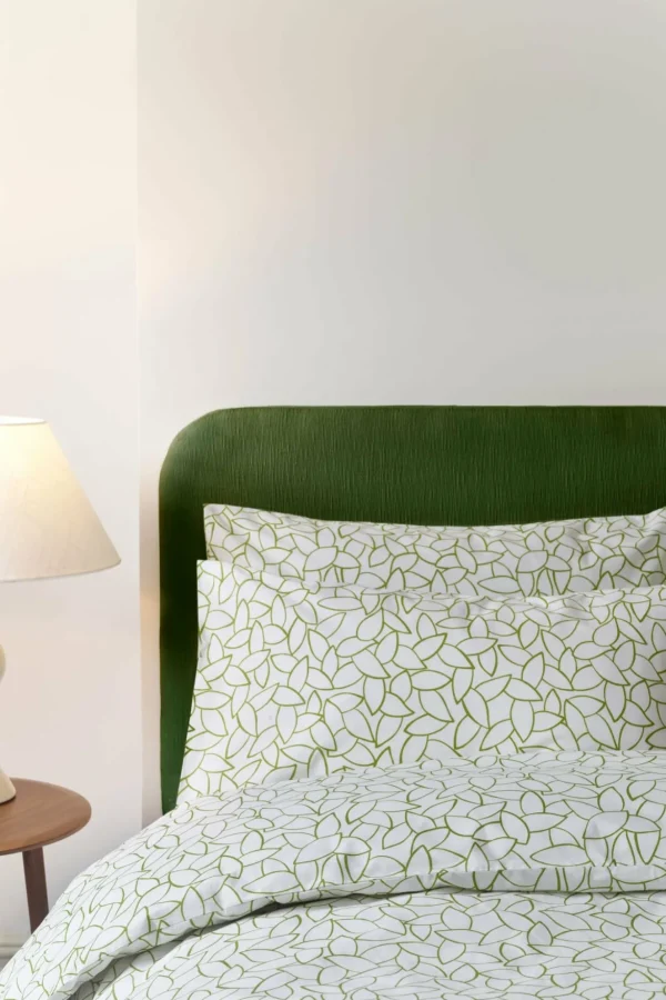 Jasper Conran 200 Thread Count Cotton Mini Leaves Pillowcase Pair Outlet